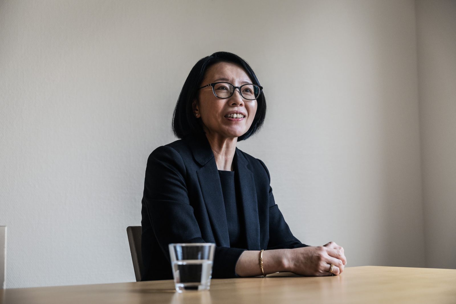 Tracy Hakala photographed at Vahterus Head Office in Kalanti, Finland in April 2018.